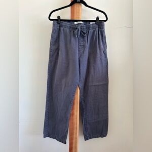 PacSun Men's Relaxed Drawstring Pants in Slate Blue